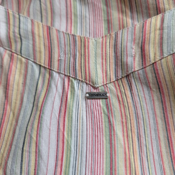 74.Nwt Roxy Striped Sleeveless Maxi Dress - Picture 4 of 5